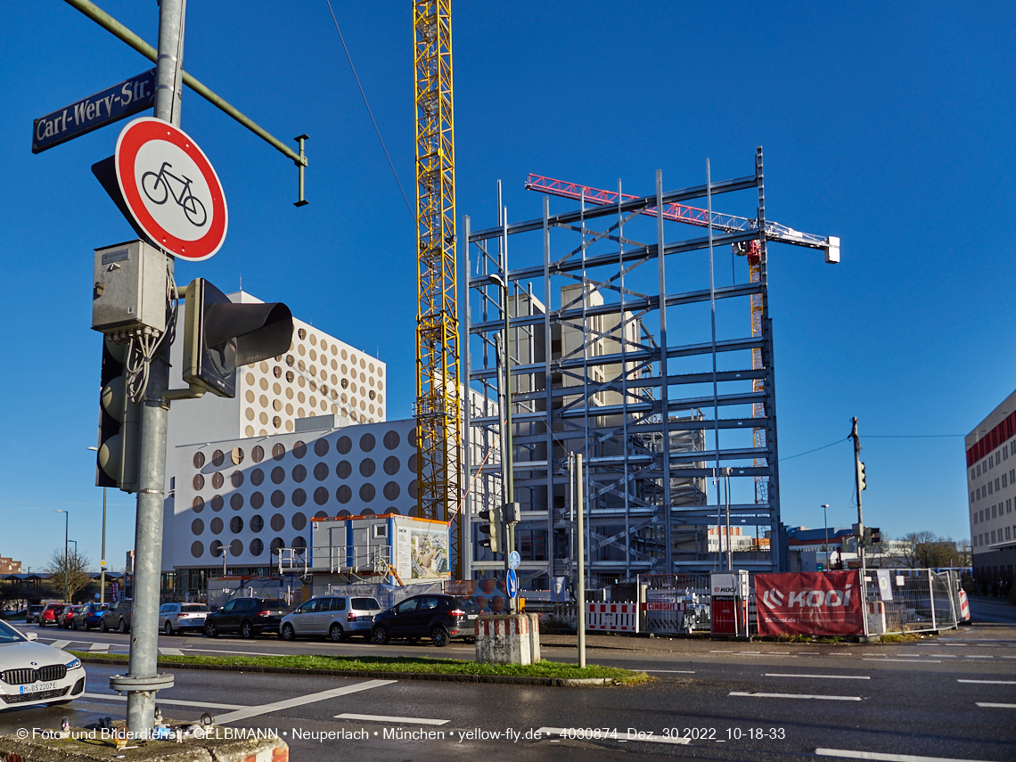 30.12.2022 - Baustelle R.EVO in Neuperlach-Süd
